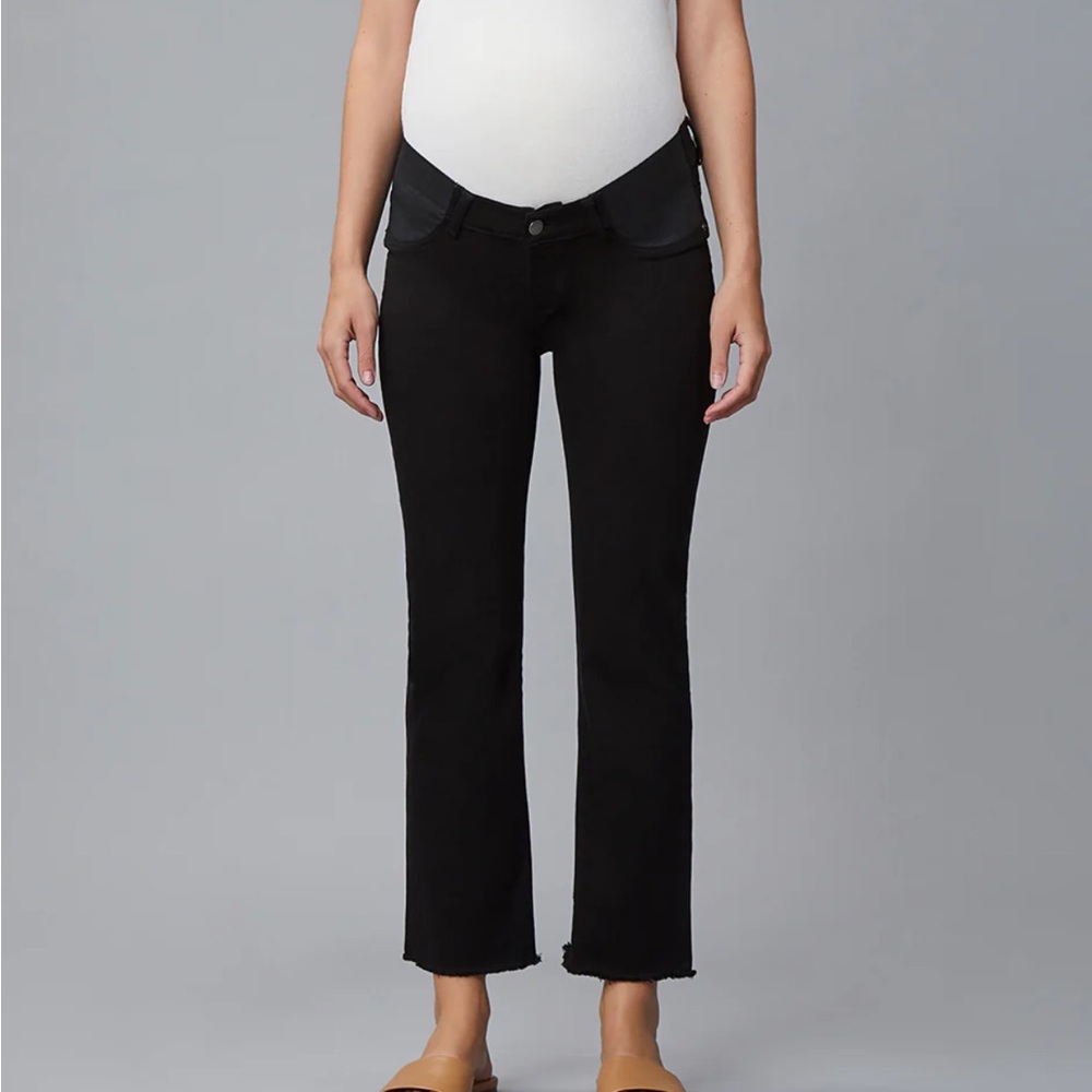 DL1961 patti black maternity jeans